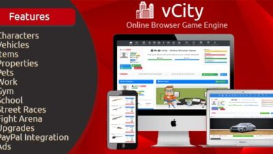 vCity v2.6 Nulled – Online Browser Game Platform