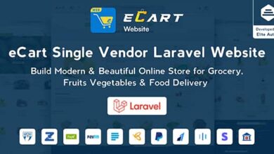 eCart Web v5.0.1 Nulled – eCommerce Store Website with Laravel