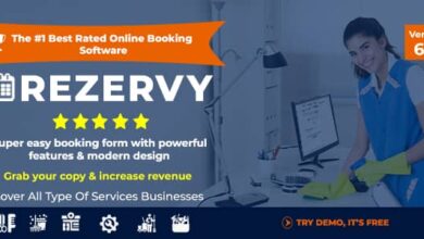 Rezervy v6.2 Nulled – Online bookings system for cleaning, maids, plumber, maintenance, repair, salon services