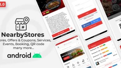 Nearby Stores Android v3.,0.2 Nulled – Offers & Coupons, Events, Restaurant, Services & Booking