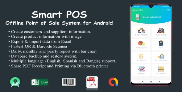 Smart POS v7.5 Nulled – Offline Point of Sale System for Android