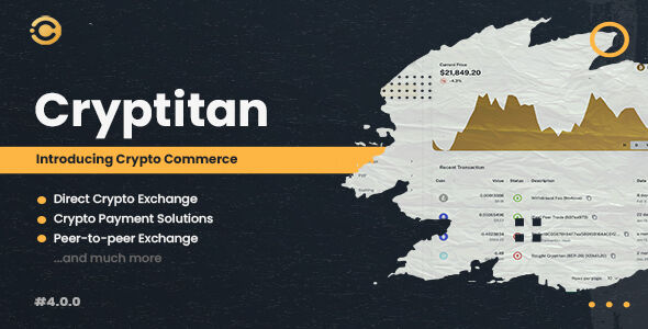 Cryptitan v4.0.0 Nulled – Multi-featured Crypto Software & Digital Marketplace