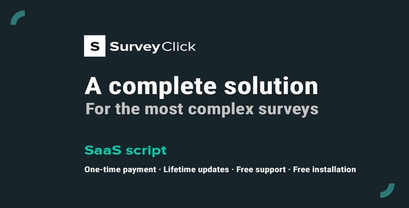 SurveyClick v1.0.1 Nulled – SaaS Survey Builder
