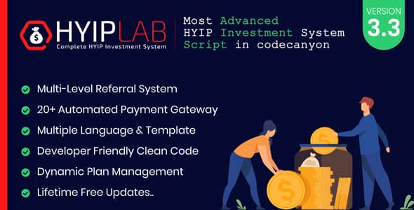 HYIPLAB v3.3 Nulled – Complete HYIP Investment System