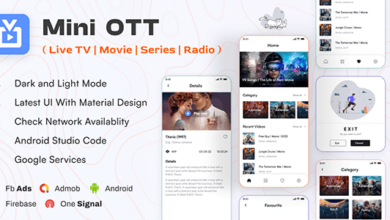 Mini OTT v1.0 Nulled – Live TV, Streaming, Movie, Radio