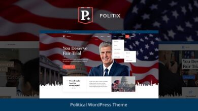 Politix v1.0.5 Nulled – Political Campaign WordPress Theme