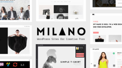Milano v5.6 Nulled – Creative Minimal Portfolio & WooCommerce