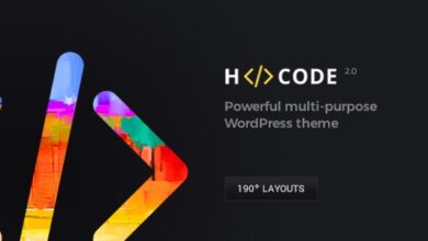 H-Code v2.4 Nulled – Responsive & Multipurpose WordPress Theme
