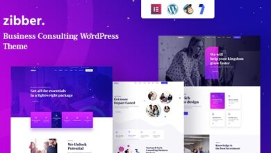Zibber v1.1.7 Nulled – Consulting Business WordPress Theme + RTL