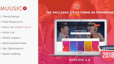 Muusico v2.9.8.1 Nulled – Song Lyrics WordPress Theme