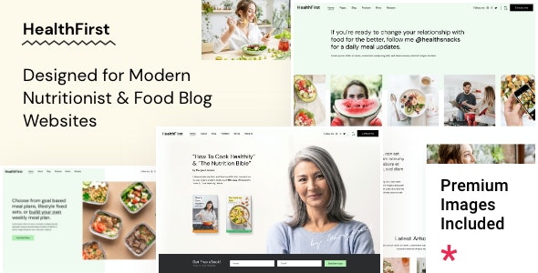 HealthFirst v1.1 Nulled – Nutrition and Recipes Theme