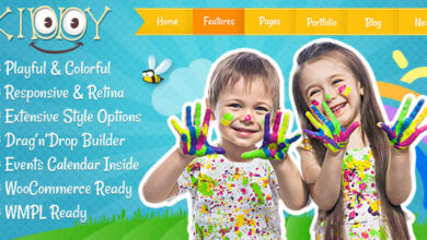 Kiddy v2.0.3 Nulled – Children WordPress theme