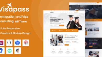 Visapass v1.0.6 Nulled – Immigration Consulting WordPress Theme