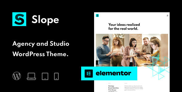 Slope v1.0.8 Nulled – Agency & Studio WordPress Theme