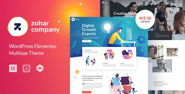 Zohar v1.2.7 Nulled – Business Consulting WordPress Theme for Elementor