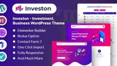 Investon v1.0.1 Nulled – Investment, Business, Finance, Consulting Agency WordPress Theme
