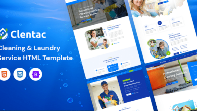 Clentac Nulled – Cleaning Services Template