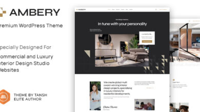 Ambery v1.0.1 Nulled – Interior Design WordPress Theme