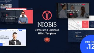 NioBis Nulled – Corporate Consulting Template