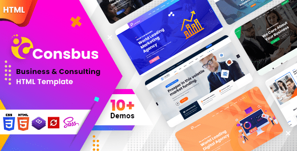 Consbus Nulled – One Page Template