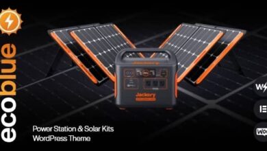EcoBlue v1.0 Nulled – Power Station & Solar Kits WordPress Theme