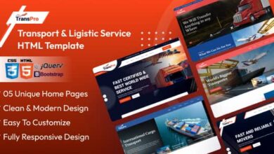 TransPro Nulled – Transport, Logistic, Warehouse & Courier Service Html Template