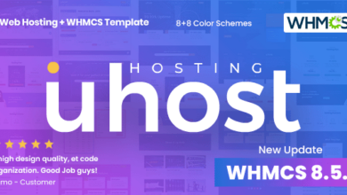 Uhost v8.1 Nulled – Web Hosting & WHMCS