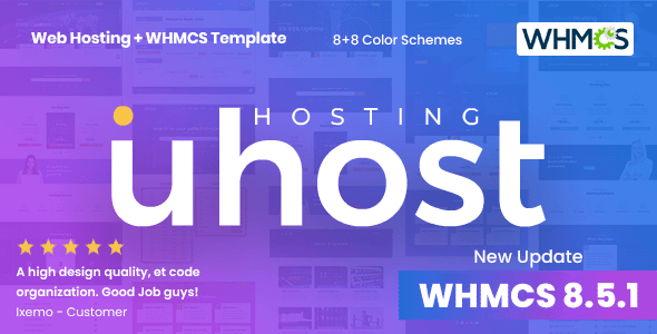 Uhost v8.1 Nulled – Web Hosting & WHMCS