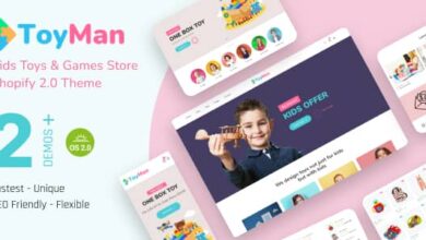 ToyMan v1.0 Nulled – Kids Toys & Baby Store Shopify 2.0 Theme
