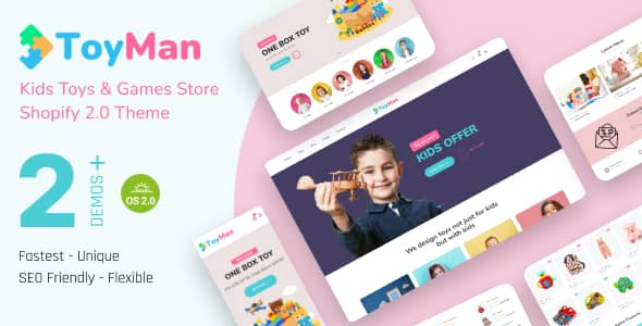 ToyMan v1.0 Nulled – Kids Toys & Baby Store Shopify 2.0 Theme