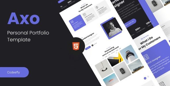 Axo Nulled – Personal Portfolio Template