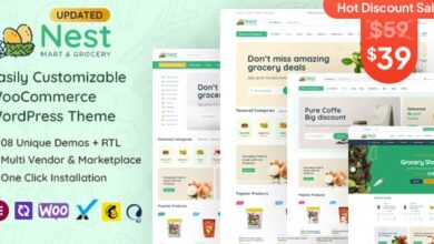 Nest v1.5.1 Nulled – Grocery Store WooCommerce WordPress Theme
