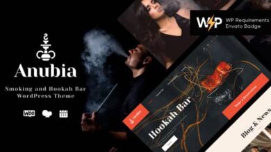 Anubia v1.0.9 Nulled – Smoking and Hookah Bar WordPress Theme