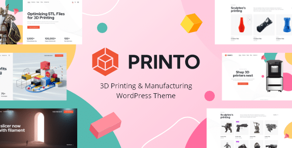 Printo v1.0 Nulled – 3D Printing & Manufacturing WordPress Theme