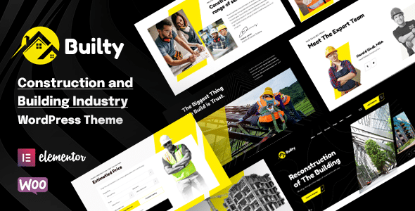 Builty v1.1.1 Nulled – Construction WordPress Theme