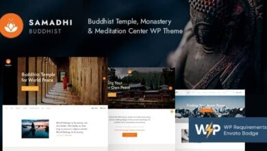 Samadhi v1.0.8 Nulled – Oriental Buddhist Temple WordPress Theme
