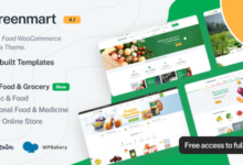 GreenMart v4.1 Nulled – Organic & Food WooCommerce WordPress Theme