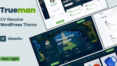 Trueman v1.1.8 Nulled – Resume WordPress Theme