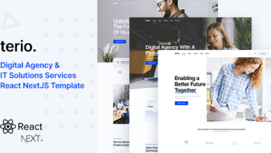 Terio Nulled – Digital Agency React Template