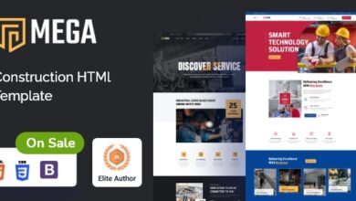 Mega Nulled – Industry And Factory HTML Template