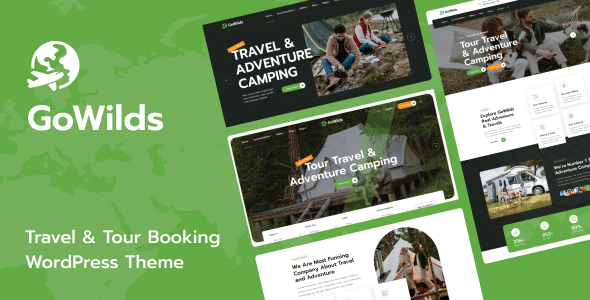 Gowilds v1.0.2 Nulled – Travel & Tour Booking WordPress Theme