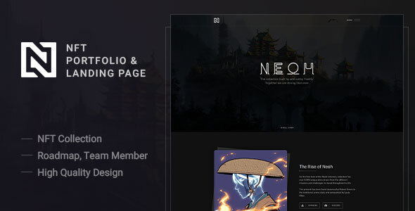 Neoh Nulled – NFT Portfolio and Landing Page React Nextjs Template