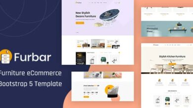 Furbar Nulled – Furniture eCommerce Bootstrap 5 Template