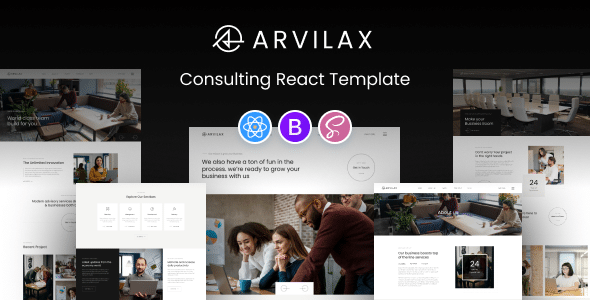 Arvilax – Business Consulting React Template