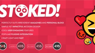 Stoked! v2.5 Nulled – Irreverent Viral Magazine and Personal Blog WordPress Theme