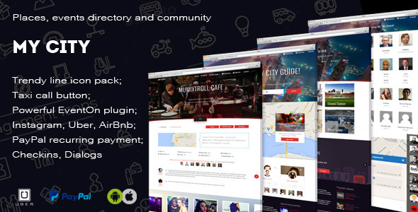 MyCity v7.9.7 Nulled – Geolocation directory and events guide