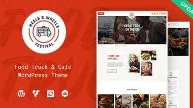 Meals & Wheels v1.1.6 Nulled – Street Festival & Fast Food Delivery WordPress Theme