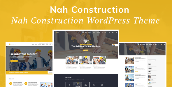 Nah v1.1.7 Nulled – Construction, Building Business Theme