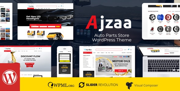 Ajzaa v3.5 Nulled – Auto Parts Store WordPress Theme