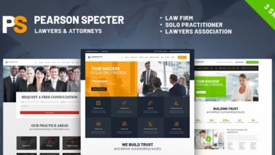 Pearson Specter v1.0.8 Nulled – WordPress Theme for Lawyer & Attorney